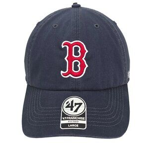 Boston Red Sox '47 Brand Franchise Fitted Hat Large Gray Fenway Park MLB Cap